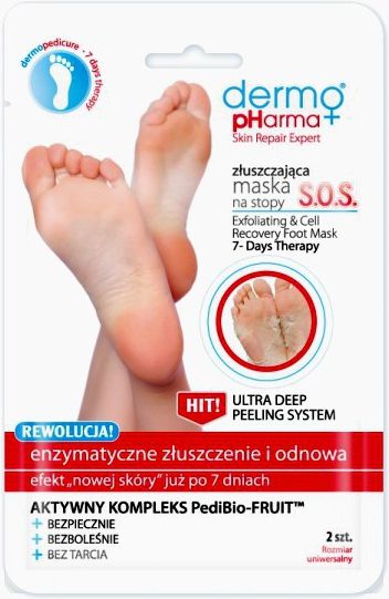 Dermo Pharma Maska złuszczająca stopy