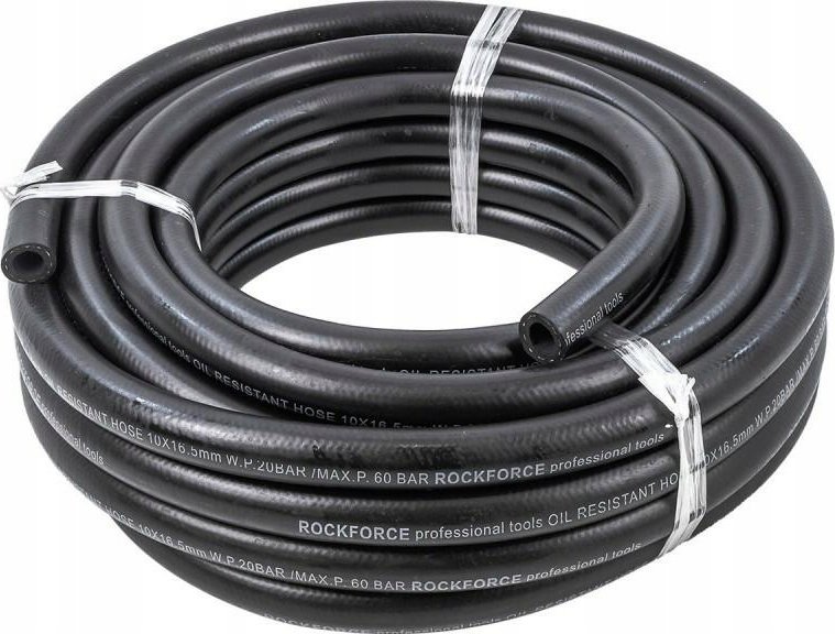Rockforce Wąż gumowy zbrojony olejoodporny 10mm x 10m