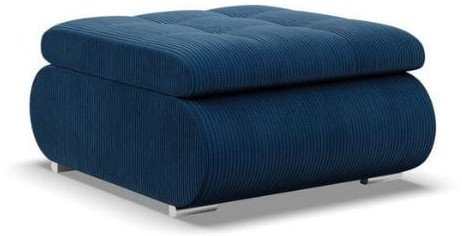 Pufa otwierana, schowek, Bosco, sztruks, 70x88x42 cm, granatowa | TYLETEGOTU