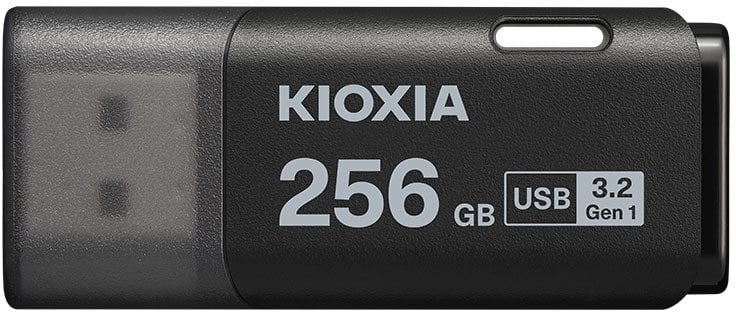 Kioxia TransMemory U301 pamięć USB 256 GB USB Typu-A 3.2 Gen 1 (3.1 Gen 1) Czarny