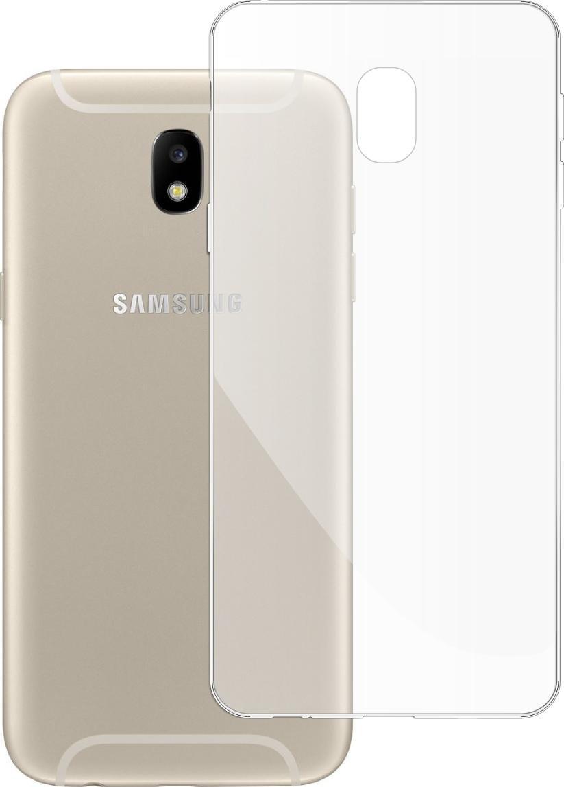 etumi Etui Do Samsung Galaxy J7 2017 Gumowe Slim Clear Pokrowiec Ochronny / Futerał Obudowa / Ochrona Clear Cover Bezbarwne Slim Case0143
