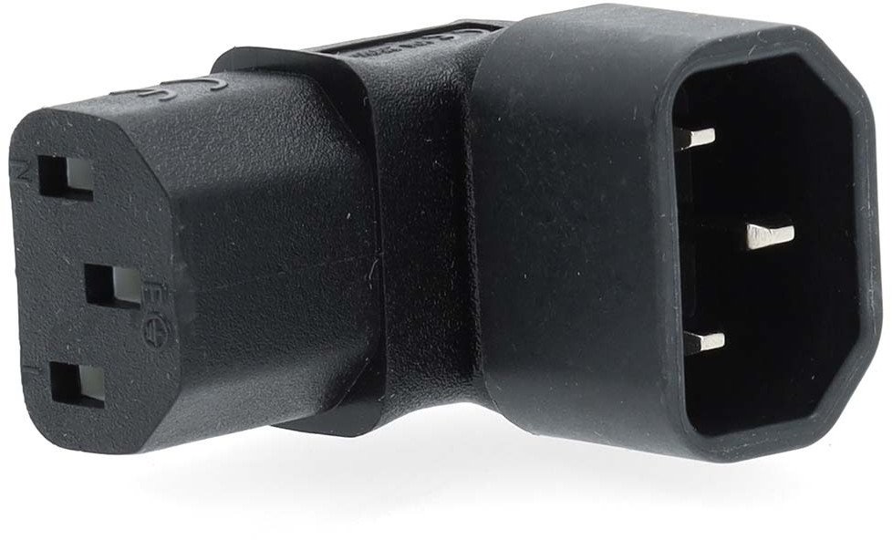 Nedis CEGB1190BK zmieniacz płci / kabli IEC-320-C13 IEC-320-C14 Czarny