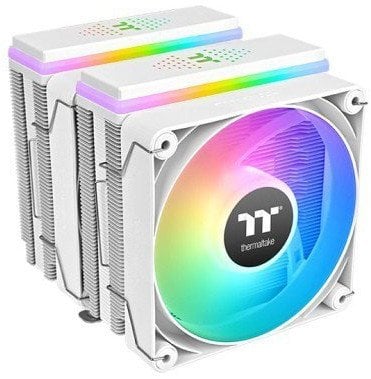 Thermaltake ASTRIA 600 Procesor Chłodnica powietrza 12 cm Biały 1 szt.