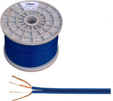 Kabel Kabel 2 x RCA-3mm niebieski AUDIO VIDEO CABLETECH 100m |