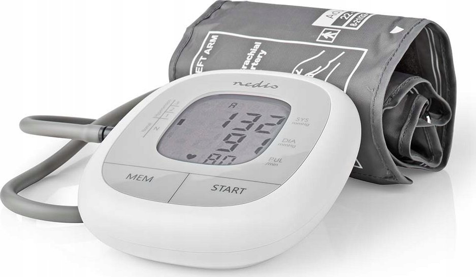 Ciśnieniomierz Nedis Nedis HCBL400WT ciśnieniomierz Przedramię Automatyczny