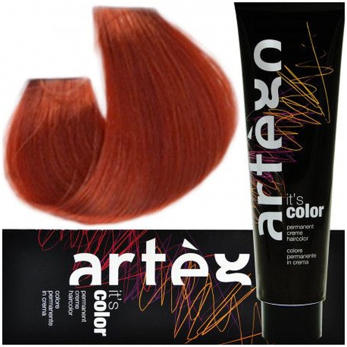 Artego Its Color Farba do włosów w kremie 150ml Miedziano Czerwony Blond (7.46 - 7KR)