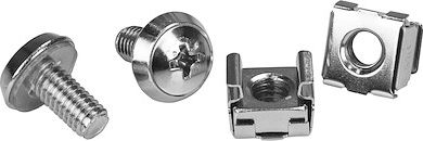 StarTech Zestaw śrub M6 x 12mm + nakrętki klatkowe 20 szt. (CABSCRWM620)