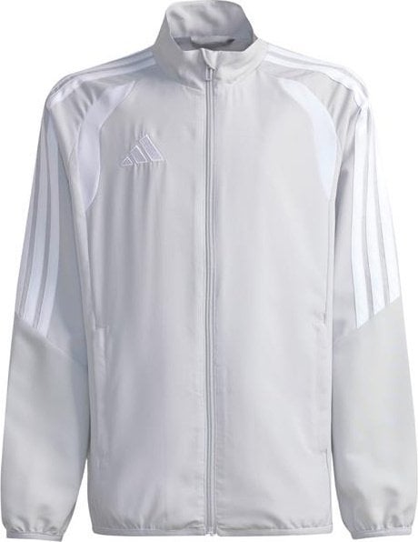 Bluza dla dzieci adidas Tiro 26 League Presentation jasnoszara JZ9053 128cm
