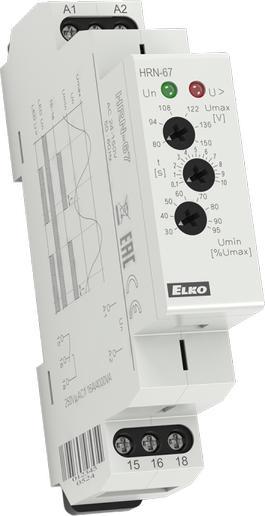 ELKO EP ELKO EP PRZEKAŹNIK DO NADZOROWANIA NAPIĘCIA HRN-67/24-150V AC