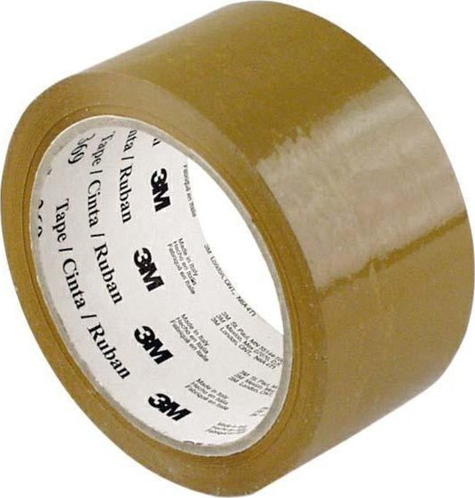 Taśma samoprzylepna brązowa, 50 mm x 66 m, 6szt, 3M, cena za 1 sztukę