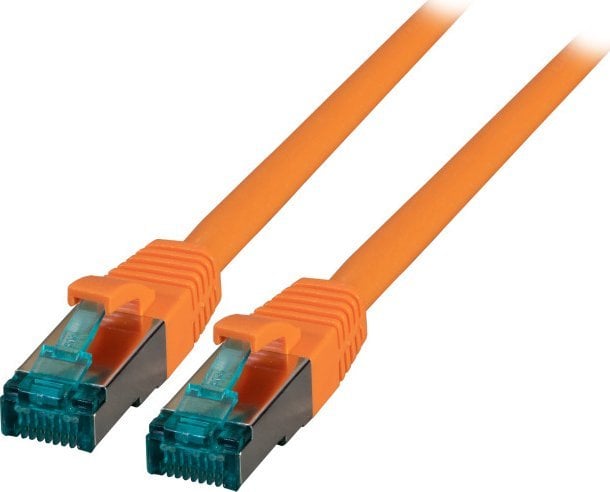 EFB EFB RJ45 Patchkabel S/FTP, Cat.6A, LSZH, 0,25m, orange