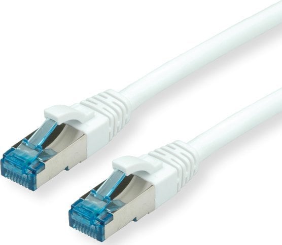 Value VALUE - Patch Cable - RJ-45 (M) - RJ-45 (M) - 10 m - SFTP, PiMF - CAT 6a - pressed, stranded, smooth - white (21.99.1977)