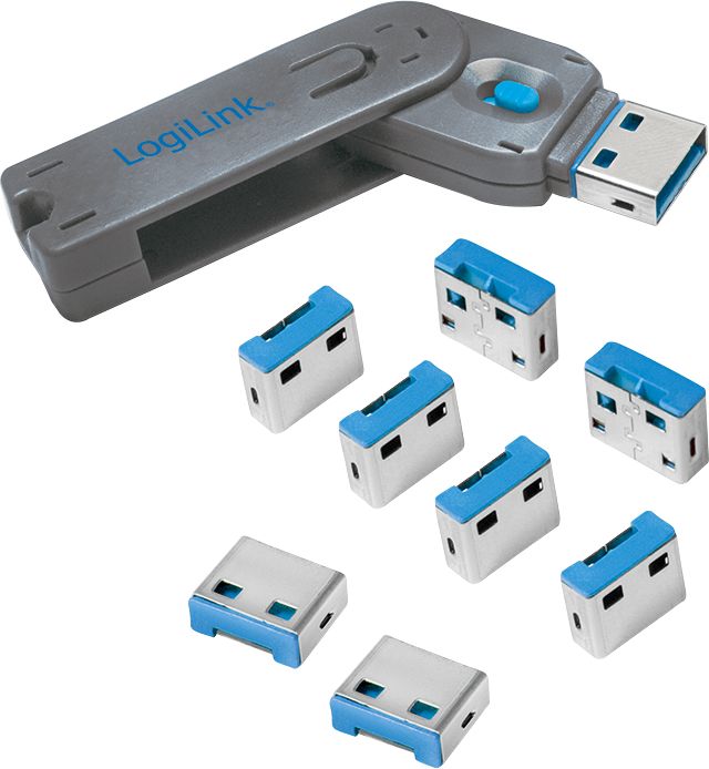 LogiLink Zestaw 8 blokad USB (AU0045)