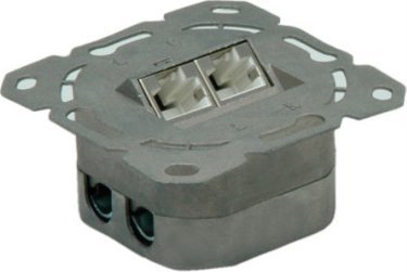 Value VALUE Puszka naścienna kat. 6A (klasa EA), 2x STP, pozioma, biała