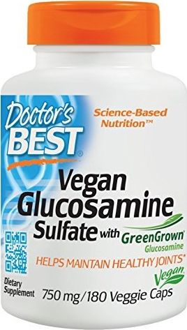 DOCTORS BEST Doctor's Best - Wegański Siarczan Glukozaminy, 750mg, 180 vkaps