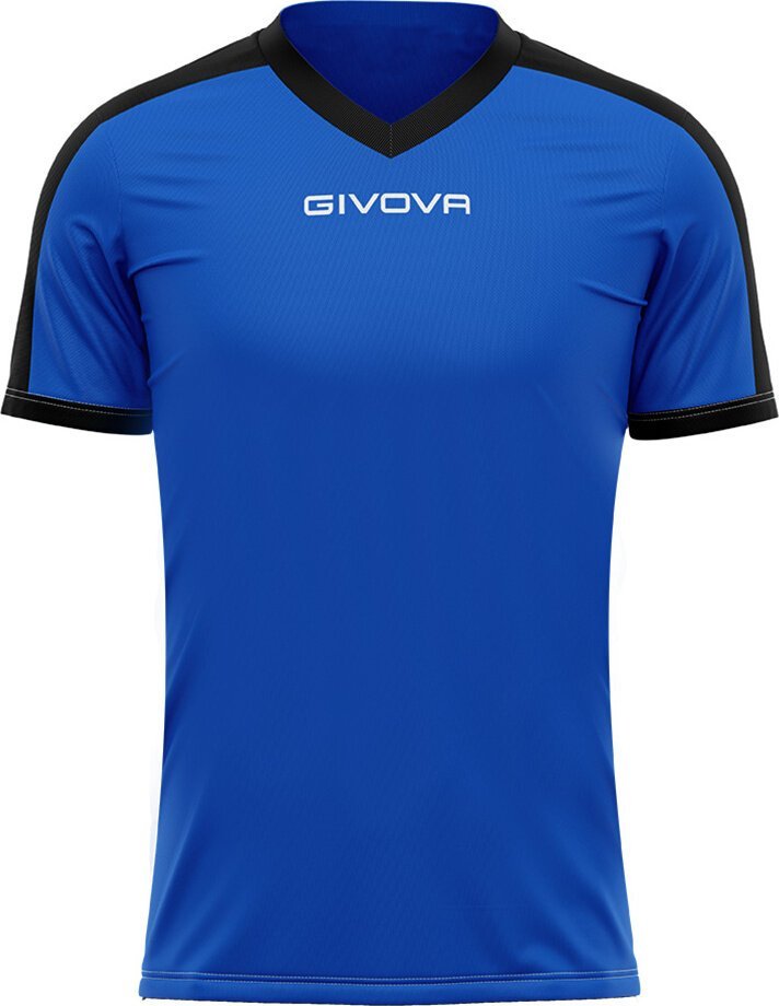 Givova Koszulka Givova Revolution Interlock niebiesko-czarna MAC04 0210 L