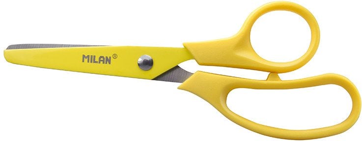 Milan Nożyczki szkolne żółte (10szt) MILAN