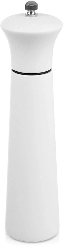 Młynek do pieprzu i soli drewniany biały 21,5 cm