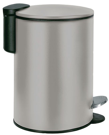 Kleine Wolke Silence Kosz łazienkowy szary 3 litry