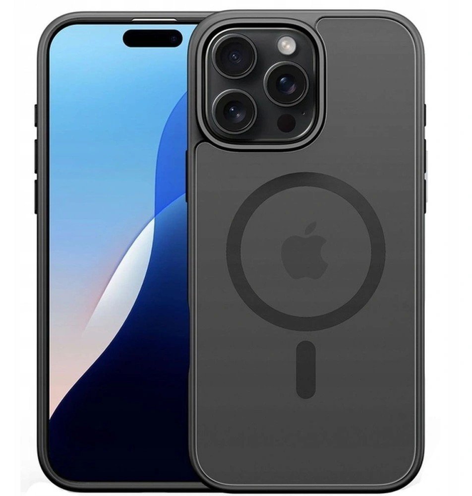 Etui magnetyczne Magsafe DuxDucis Yind do iPhone 16 Pro Max, czarne