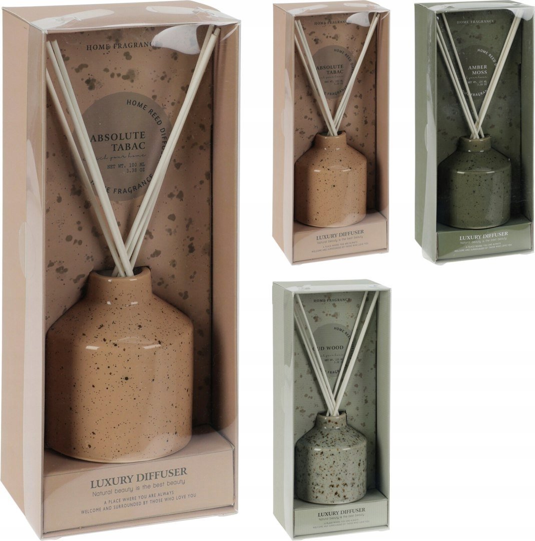 Dyfuzor zapachowy Dyfuzor Zapachowy Z Ceramiki 9cm 100ml 3 Rodzaje