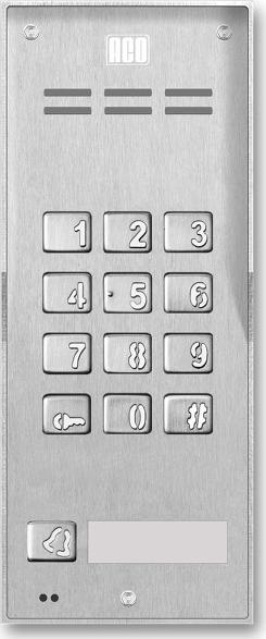 ACO ACO FAM-P-1NPZSACC NT panel natynkowy 1-lokator czyt. brel. zamek szyfrowy.