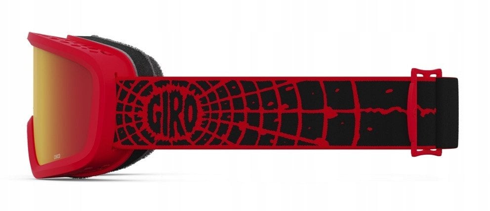 Gogle zimowe juniorskie GIRO CHICO 2.0 RED SOLAR FLAIR (Szyba lustrzana kolorowa AMBER SCARLET 19-42% S2) (NEW 2023/2024)