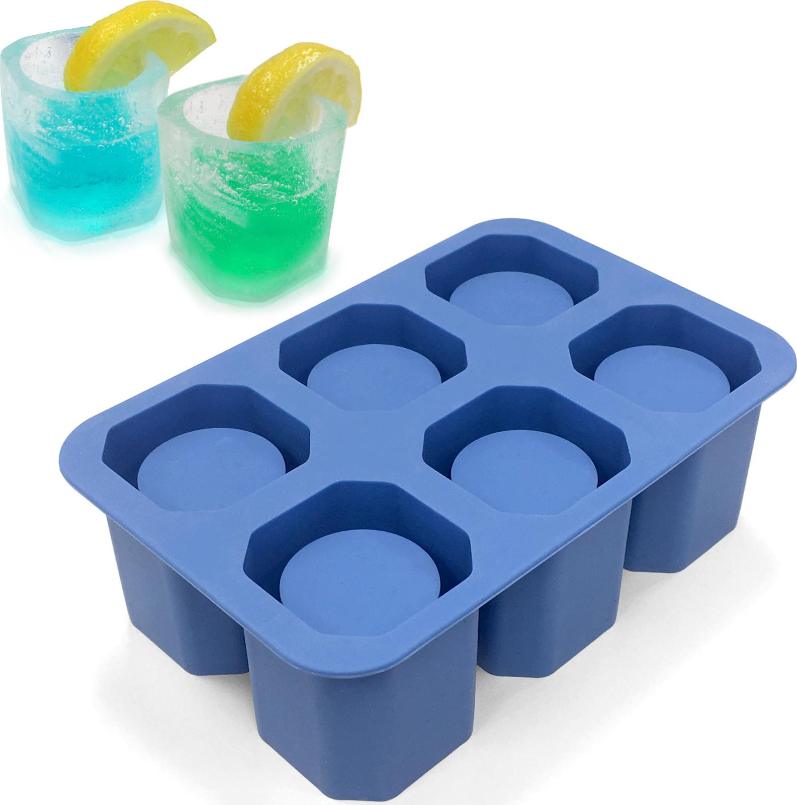 Hendi Kostkarka foremka do kostek lodu silikonowa 6 x KIELISZKI LODOWE Kostkarka foremka do kostek lodu silikonowa 6 x KIELISZKI LODOWE