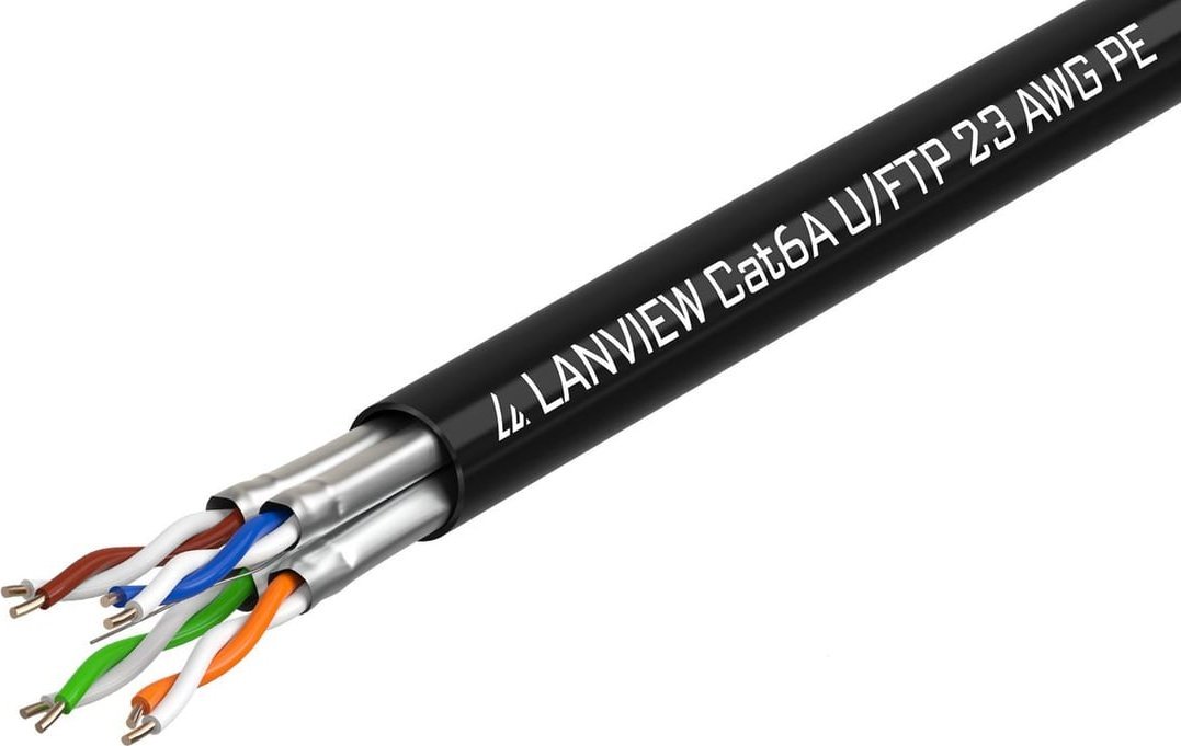 Lanview Cat6a U-FTP Network Cable