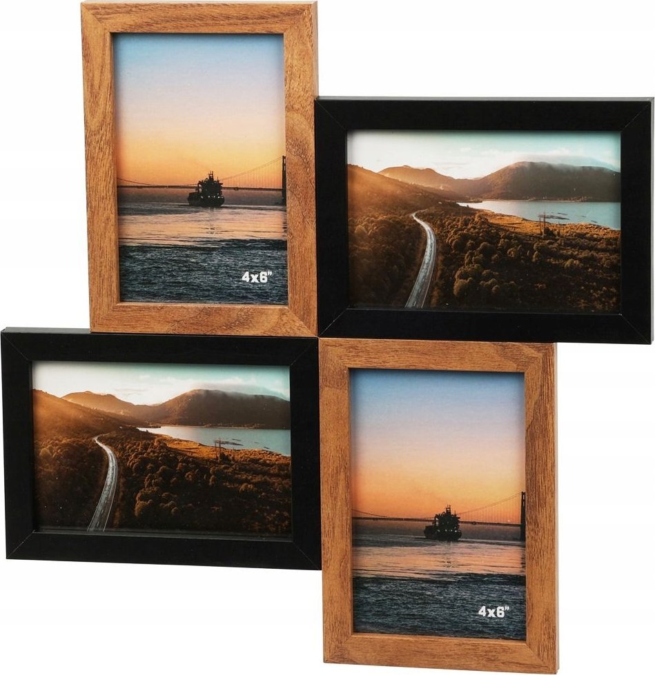 Ramka Vilde Ramka na zdjęcia multirama na 4 zdjęcia 34,5x34,5 cm