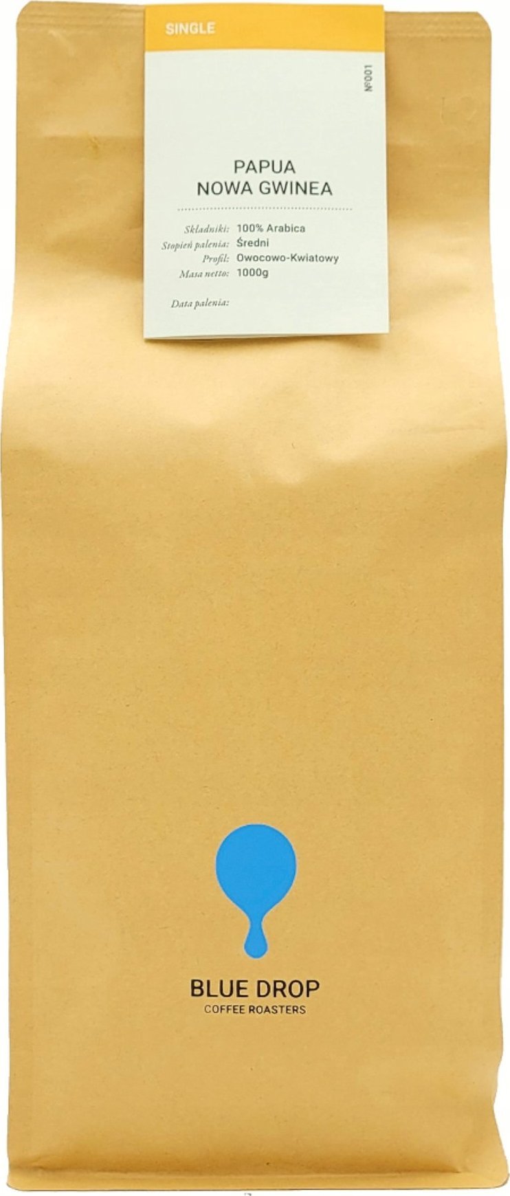 Kawa ziarnista Blue Drop Papua Nowa Gwinea 1 kg