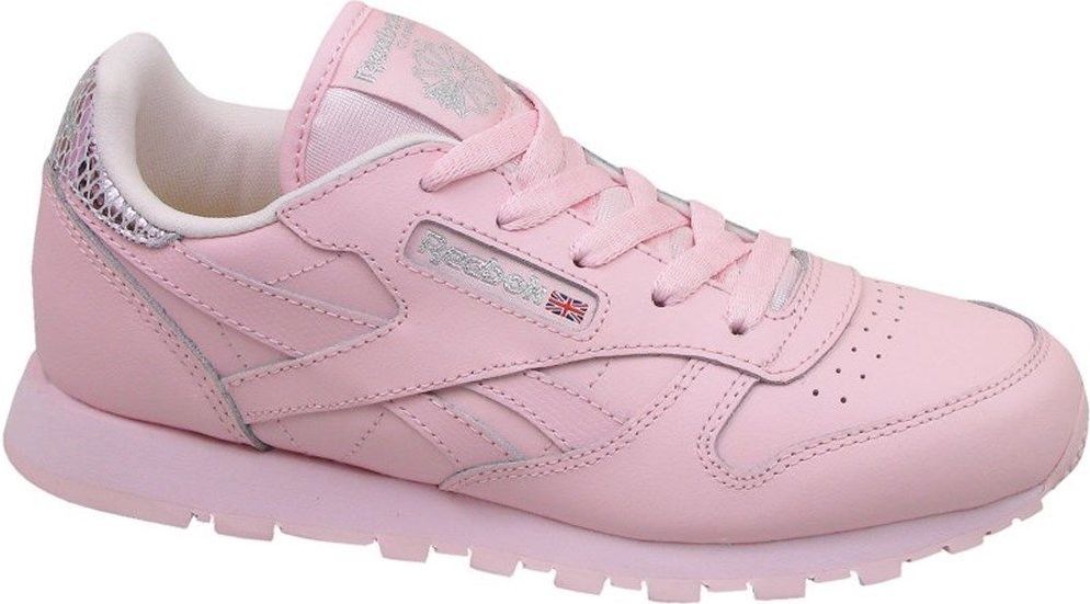 Reebok Buty juniorskie Classic Leather Metallic BD5898 różowe r. 37