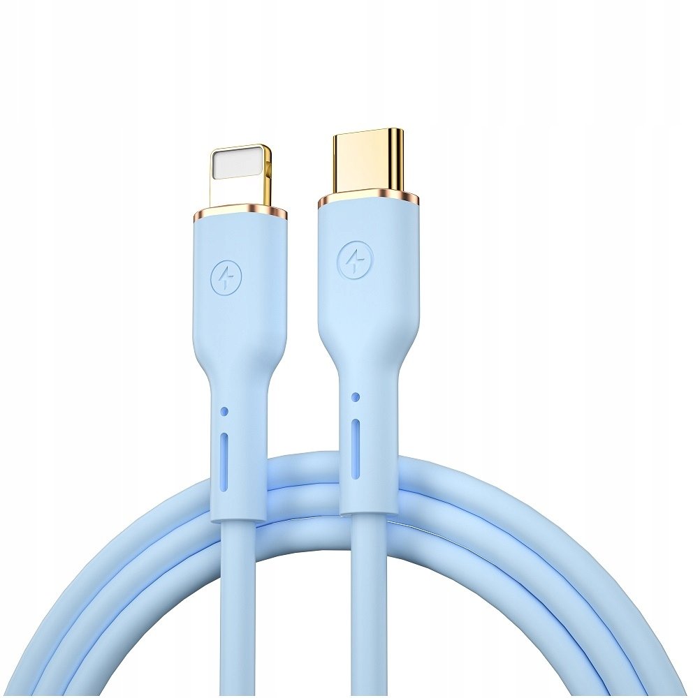 WIWU kabel YQ01 USB-C - Lightning 30W 1,2m niebieski