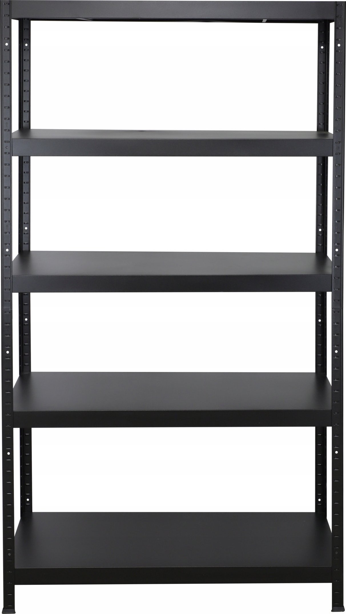 Wamar-Sosenka Regał metalowy magazynowy Elara 180x100x40 czarny 5 półek nośność 150 kg do warsztatu garażu