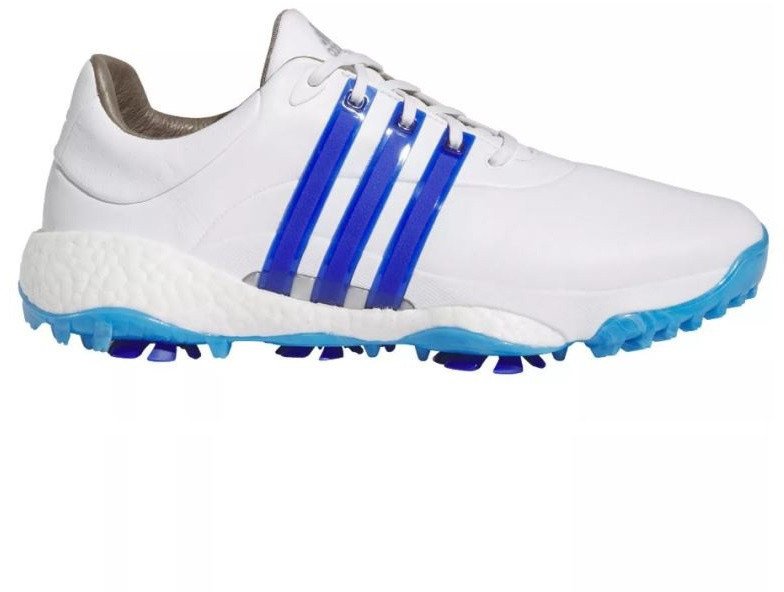 Buty do gry w golfa Adidas Tour360 22 (męskie, roz. EU42,5, biało-niebieskie)
