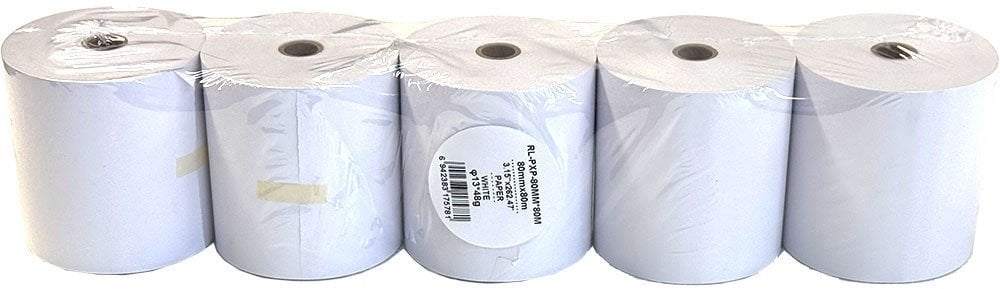 G&G Rolki termiczne bez BPA 5 Stück 80 mm x 80 m