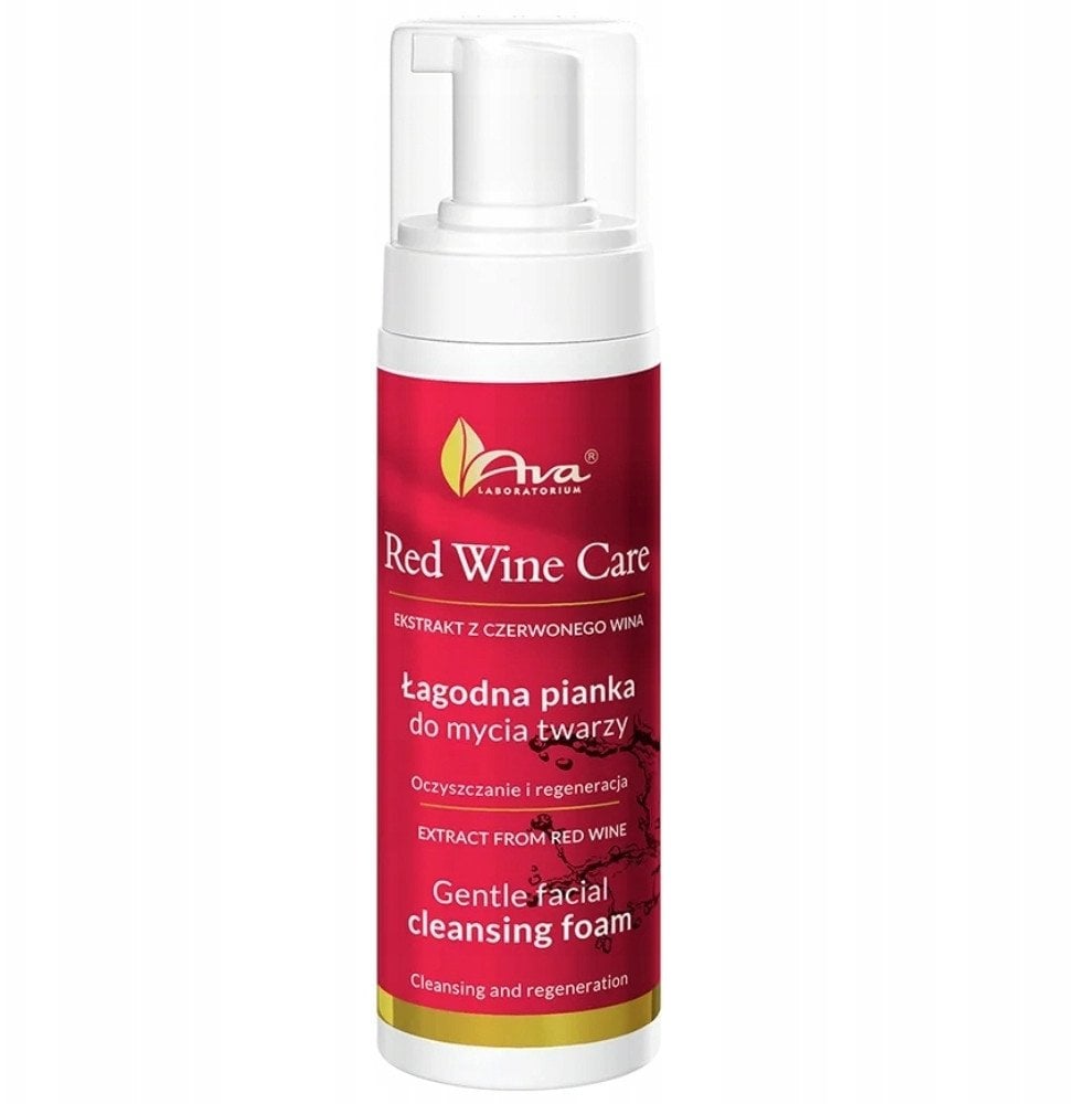 Ava Laboratorium Red Wine Care łagodna pianka do mycia twarzy 150ml