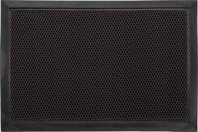 Wycieraczka gumowa czarna 60x40cm funkcjonalna prostokątna