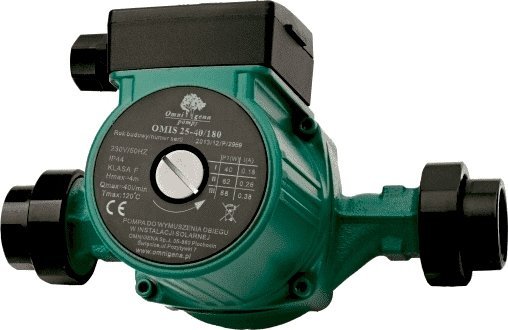 Omnigena Pompa obiegowa c.o - OMIS 25-40 180 230V (2szt.- śrubunków 1) OMNIGENAOMIS 25/4 POMPA OBIEGOWA DO C.O.