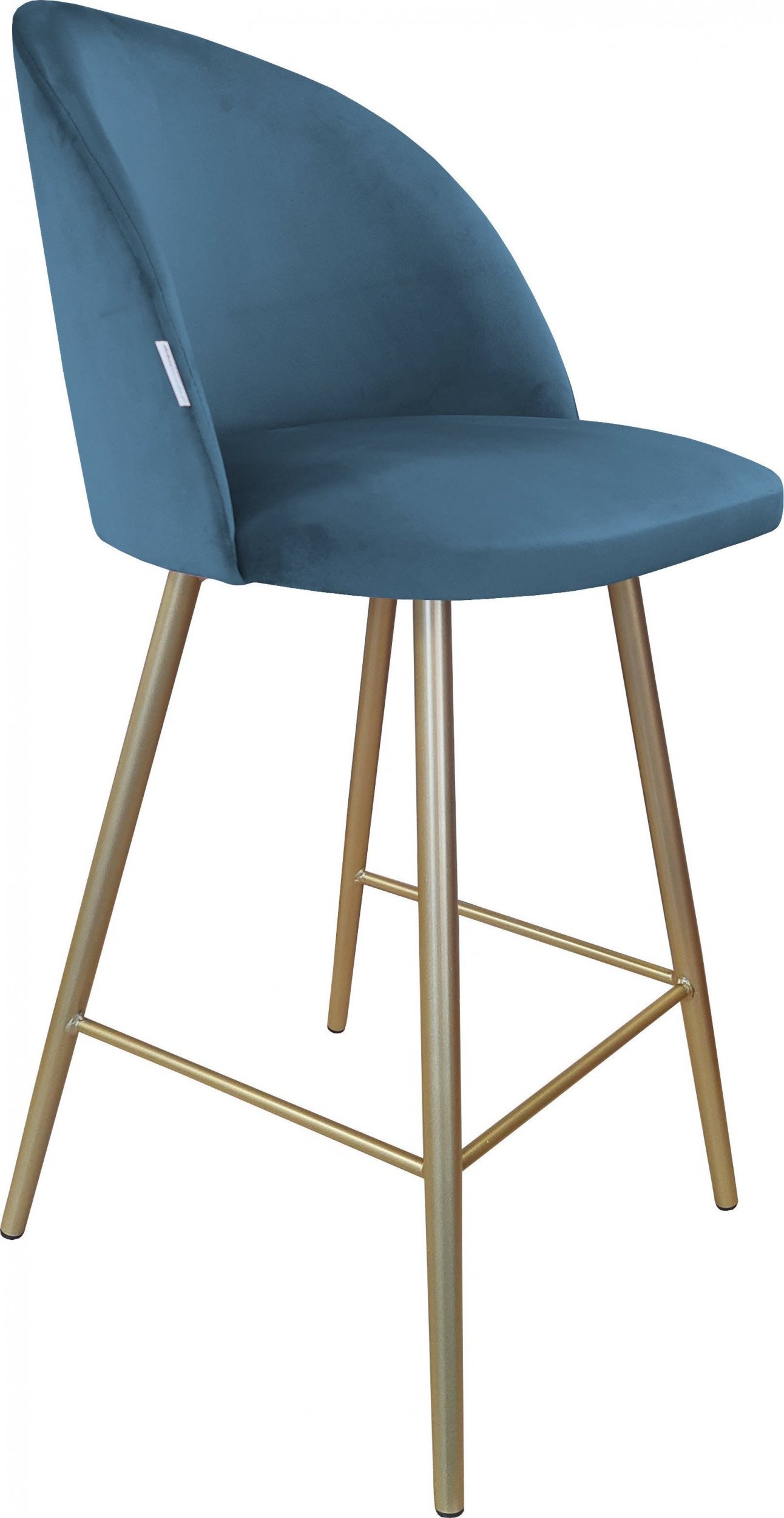 Atos Hoker krzesło barowe Colin podstawa złota MG33