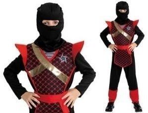 Madej Strój Ninja Wojownika rozmiar L130-140cm