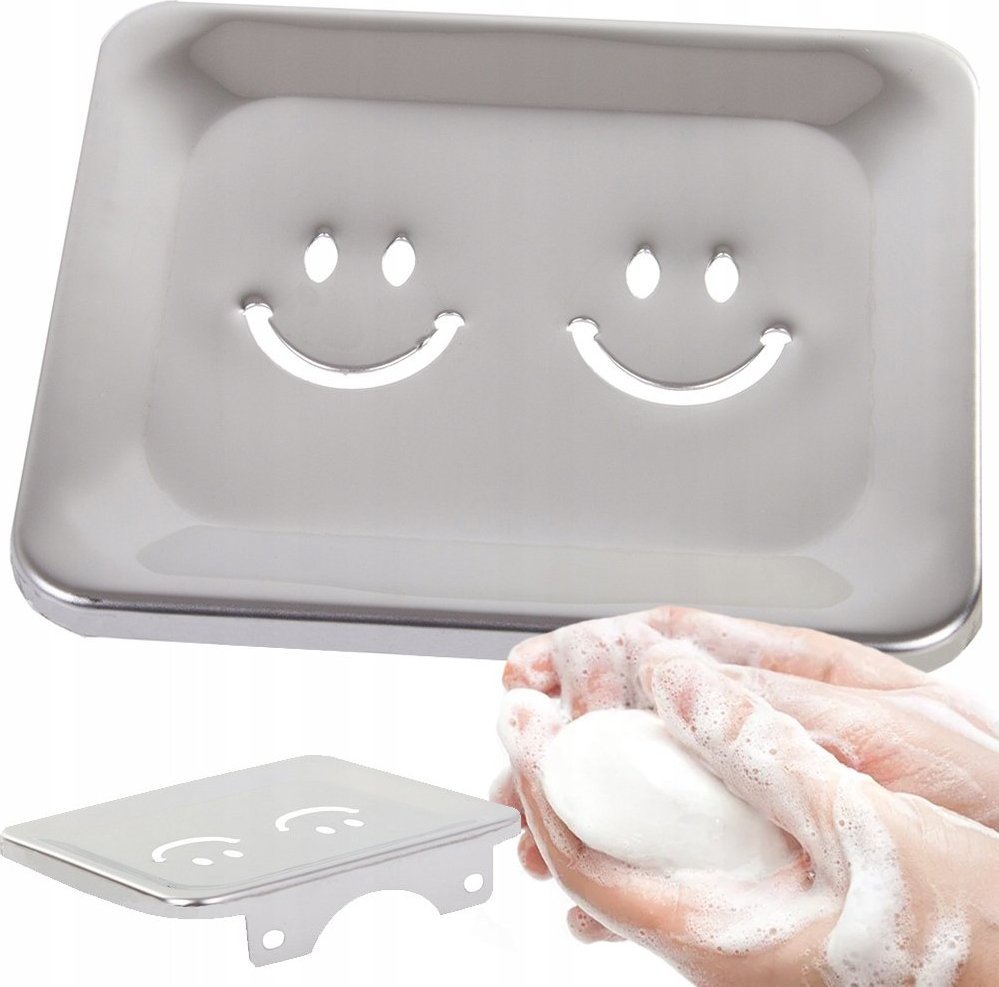 Verk MYDELNICZKA METALOWA NA MYDŁO PÓŁKA ŁAZIENKOWA