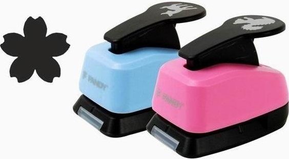 FANDY Dziurkacz ozdobny 25mm kwiatek MIX