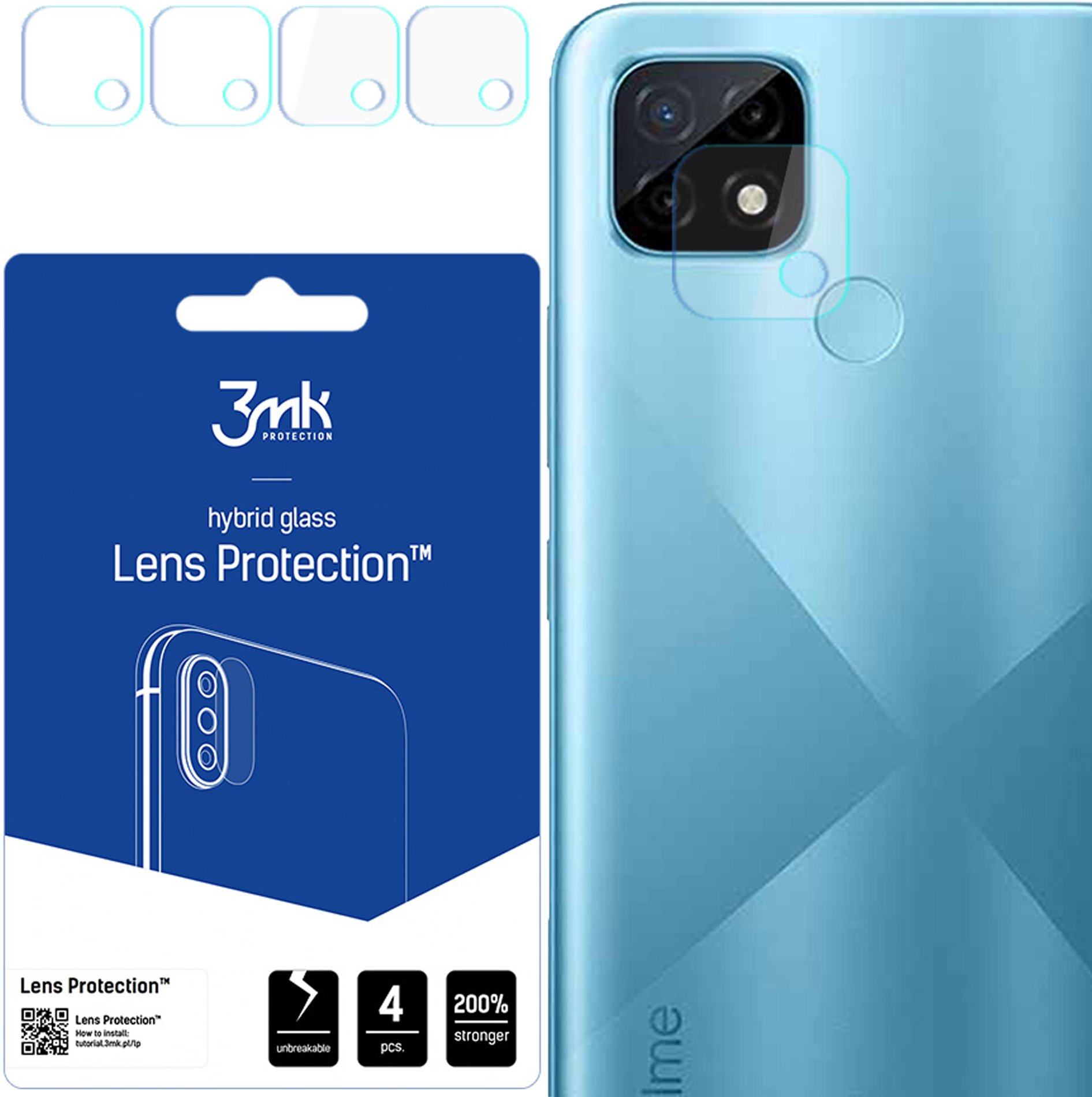 REALME C21Y - 3MK LENS PROTECTION