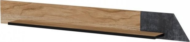Cama Meble Półka OVO 130x20xH15 dąb/beton