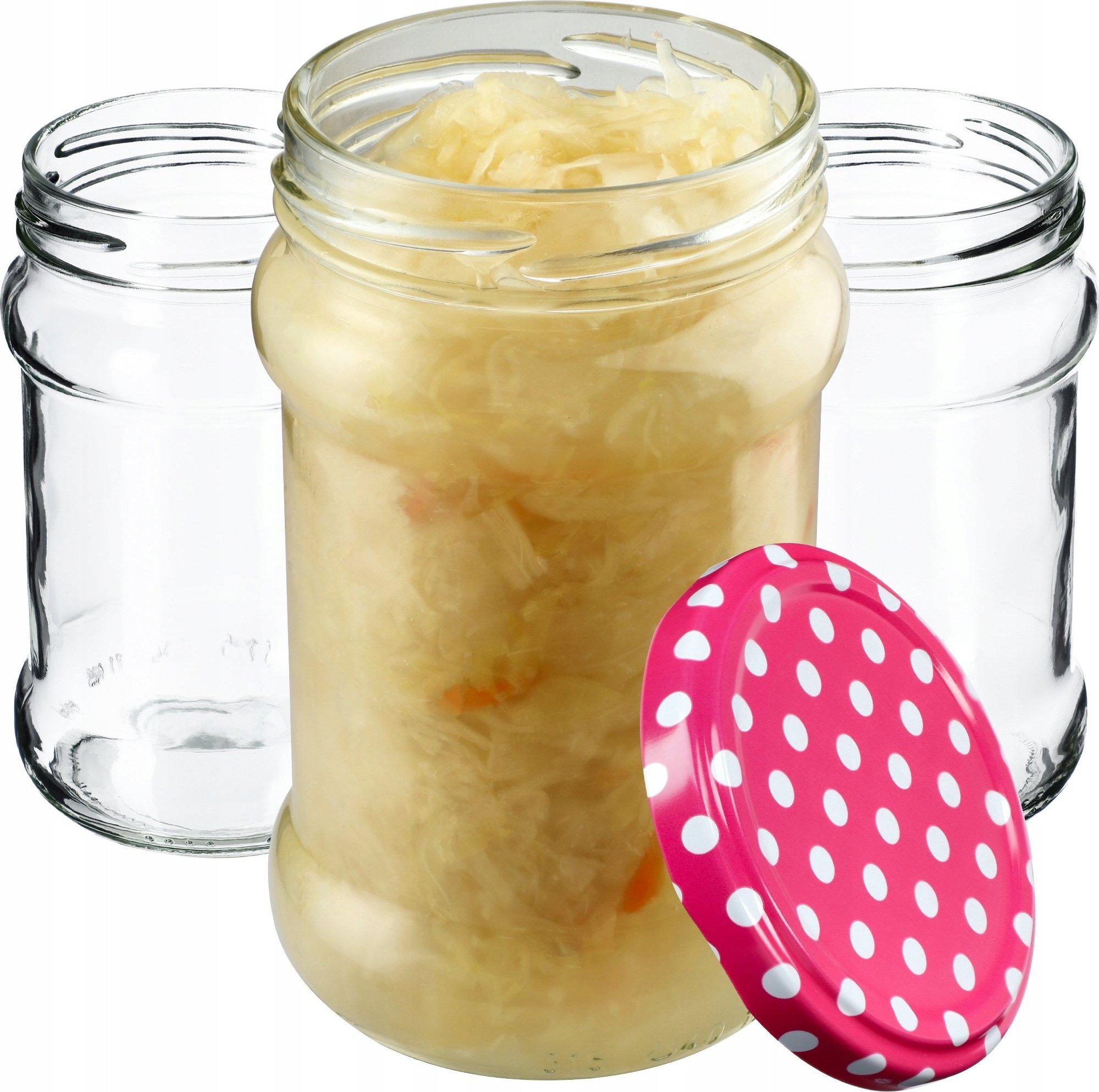 Kadax 50x Słoik 315ml + Zakrętka fi66 Na Przetwory Dżem