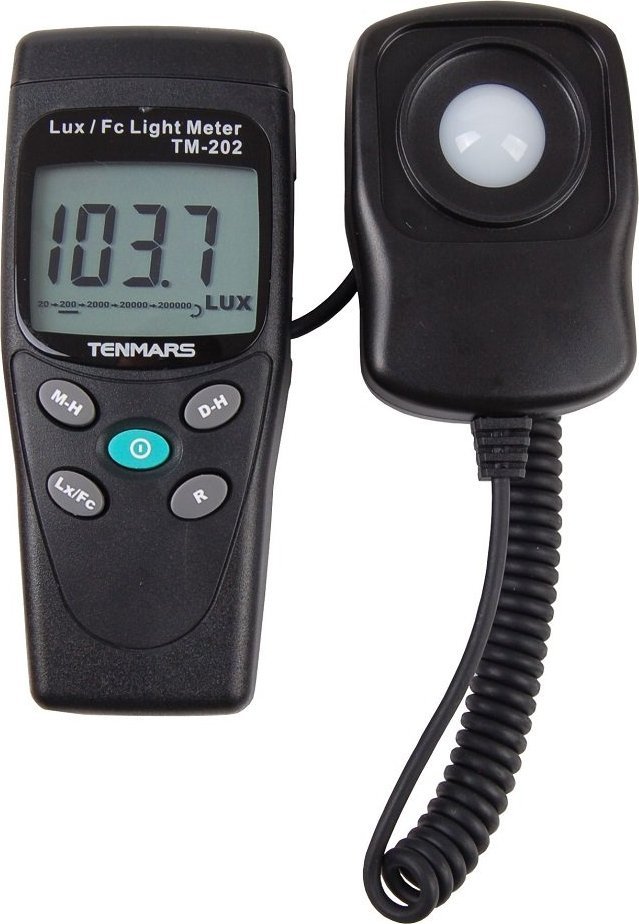 Luksomierz światłomierz 0,01~200 000 lx TENMARS TM202