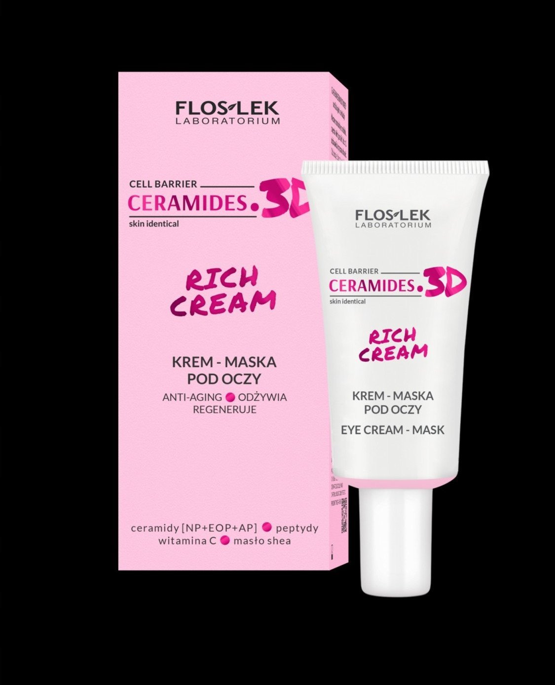 FLOSLEK_Ceramides.3D Rich Cream krem-maska pod oczy 30ml