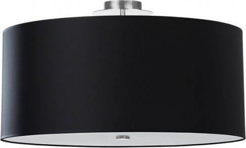 Lampa sufitowa Sollux LAMPA plafon SOL SL792 sufitowa OPRAWA abażurowa okrągła czarna