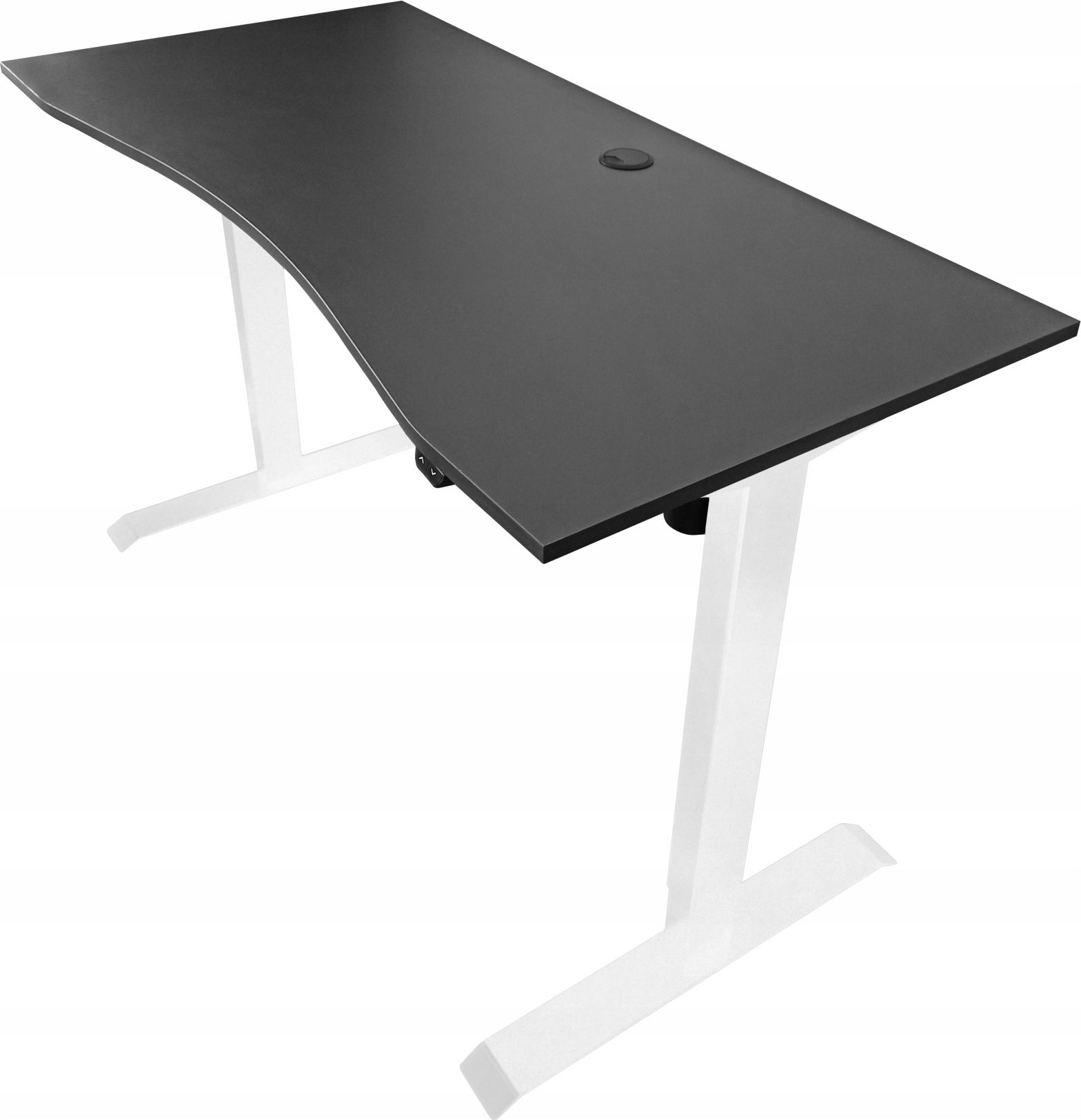 Biurko Zdesk AC-114W-Po/B Biało-Czarne 138 cm x 68 cm
